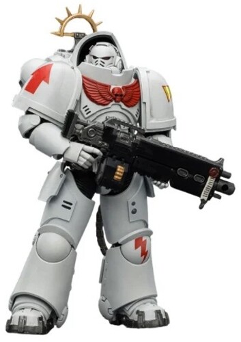 Warhammer 40K: Space Marine - White Scars: Heavy Intercessor with Heavy Bolt Rifle & Bolt Pistol Game Edition 1/18 Action Fig...