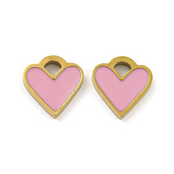 316 Surgical Stainless Steel Enamel Charms