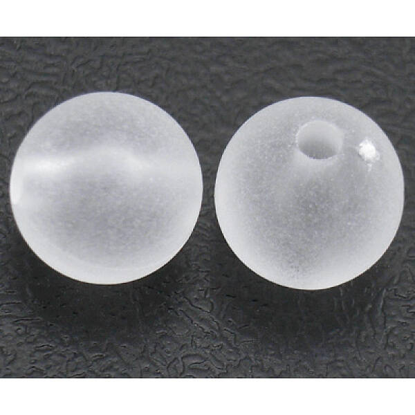 Transparent Acrylic Round Beads