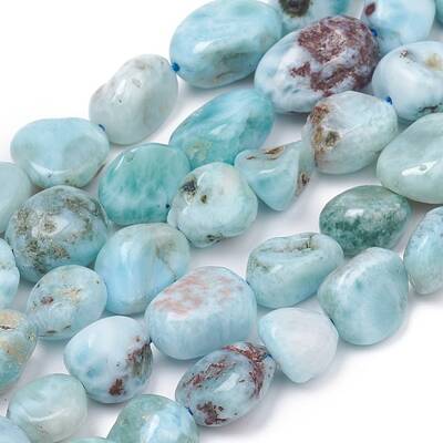 Natural Larimar Beads Strands