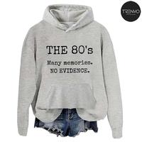 Funny Gen X, The 80s Hoodie Print Hoodies Casual Fleece Fabric Pullover Hooded Sweatshirt for Women for Men, Gift, Womenswear...