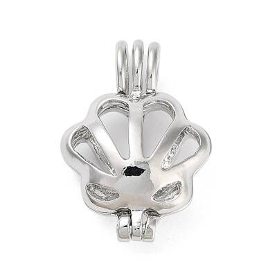 Alloy Bead Cage Pendants