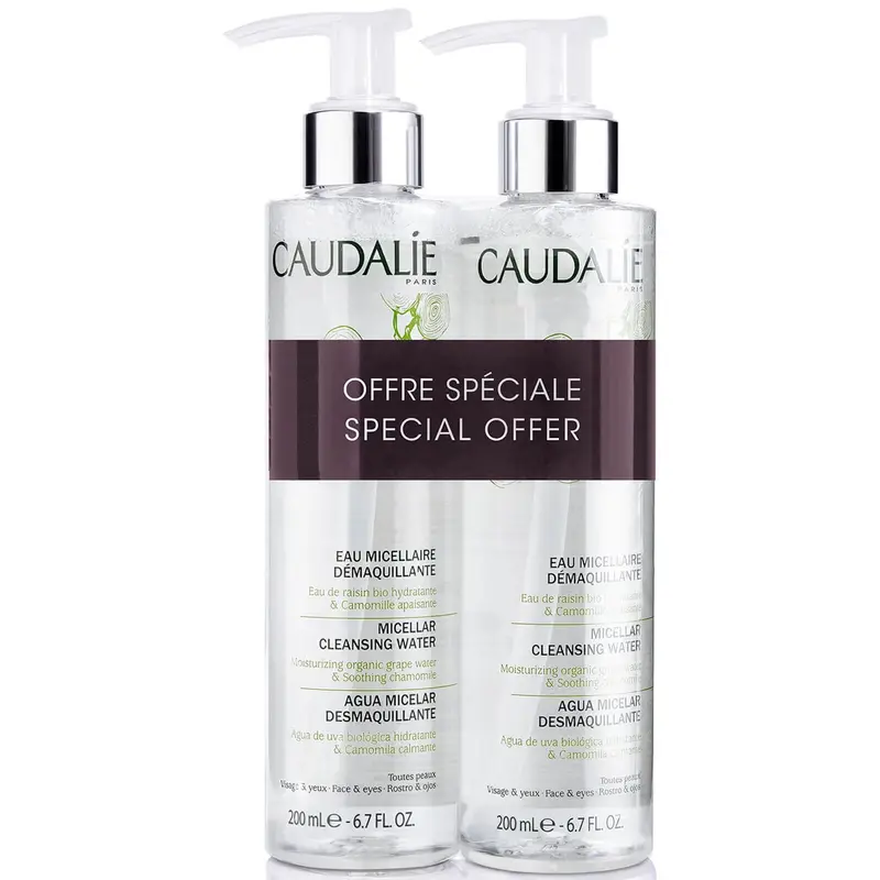 Duo Set Caudalie Caudalie Micellar Cleansing Water for All Skin Types 2 pieces 200 ml