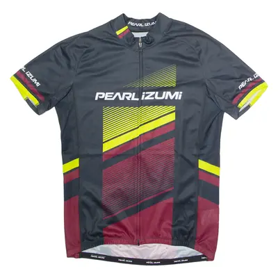 PEARL IZUMI Full Zip Cycling Mens Jersey Black High Neck L