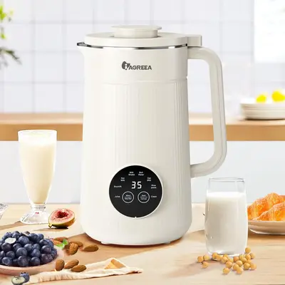 Electric Bean & Nut Milk Machine, 34oz/1000ml Electric Juicer, Household Kitchen Appliances
