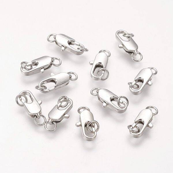 Brass Lobster Claw Clasps