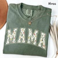 Comfort Colors Vintage Floral Mama Shirt, Mama T-Shirt, Strong Woman Shirt, Gift For Mother's Day, Mama tee, Graphic Tee, New...