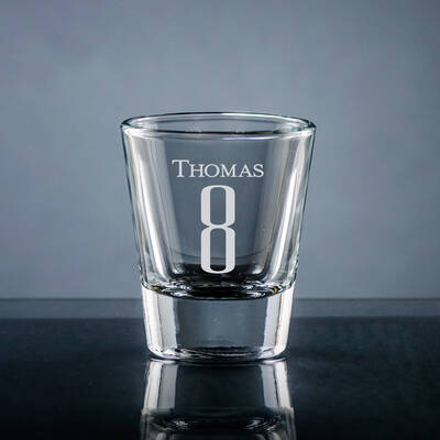 Numero Shot Glass