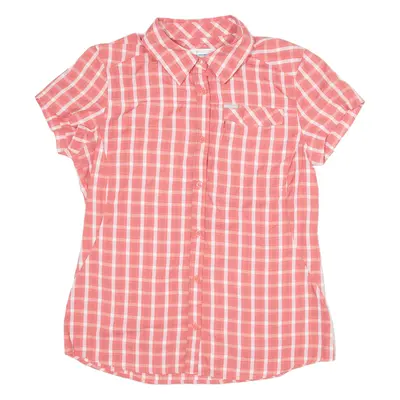 COLUMBIA Womens Shirt Red Check M