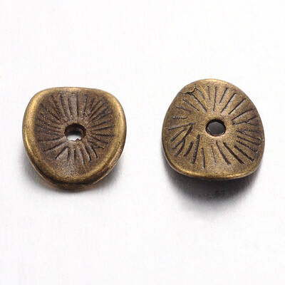 Tibetan Style Wavy Spacer Beads