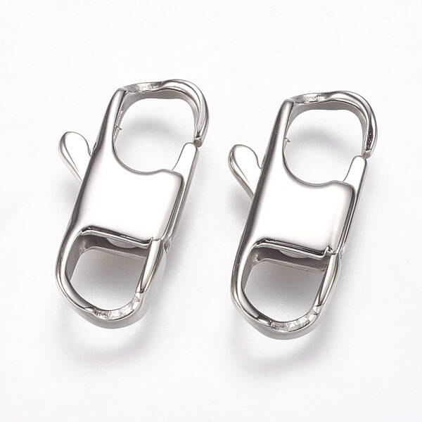 Tarnish Resistant 304 Stainless Steel Lobster Claw Clasps