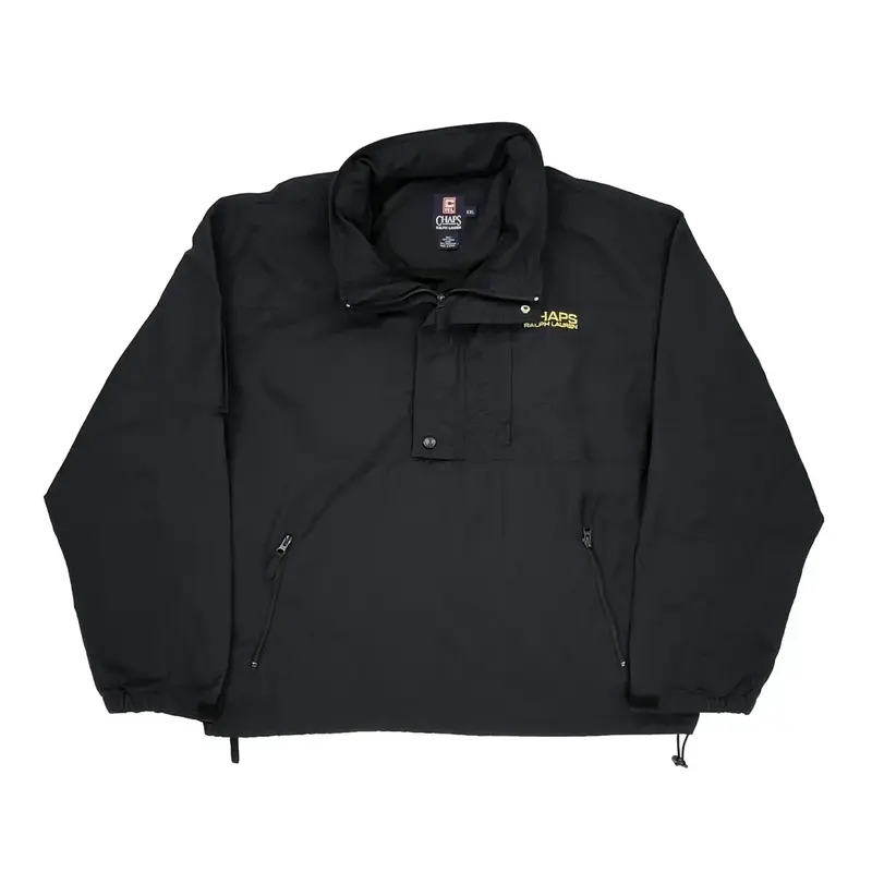 Chaps Ralph Lauren Jacket - 2XL Black Nylon