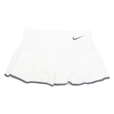 NIKE Girls Skort Skirt White Short 8-9Y