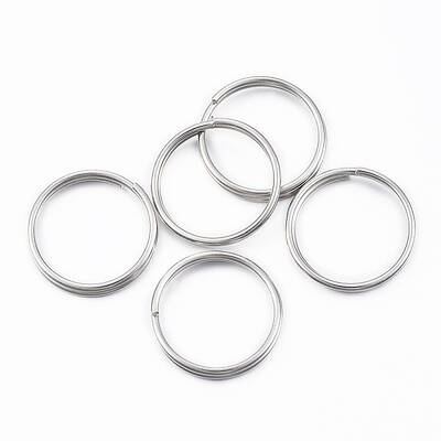 Tarnish Resistant 304 Stainless Steel Keychain Clasp Findings