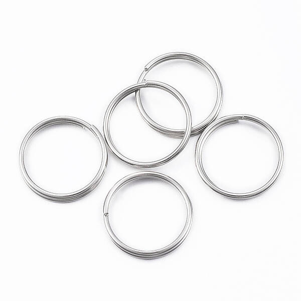 Tarnish Resistant 304 Stainless Steel Keychain Clasp Findings