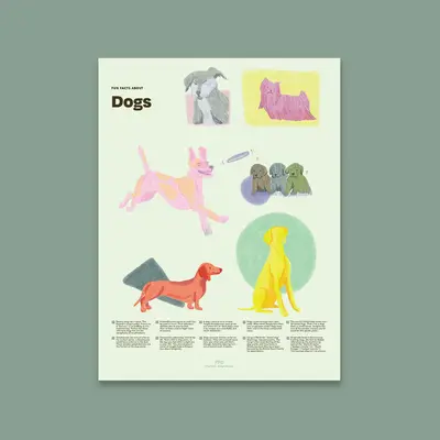 Dog Fun Facts Print