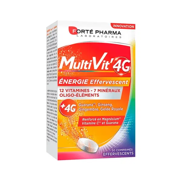 Forté Pharma Multivit 4g Energia 30 compresse Effervescenti