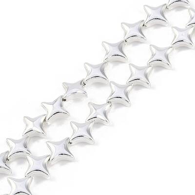 Electroplated Synthetic Non-magnetic Hematite Beads Strands