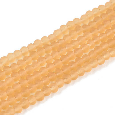 Transparent Glass Beads Strands
