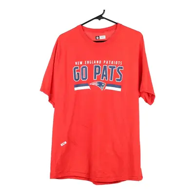 New England Patriots Nfl T-Shirt - XL Red Cotton