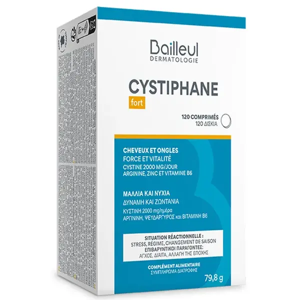 Bailleul Cystiphane Fort Integratore rinforzante 120 compresse