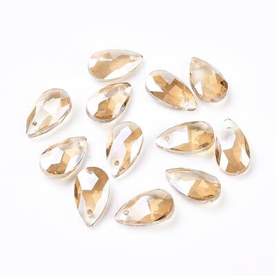 Faceted Glass Pendants