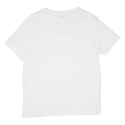 BOSS Mens T-Shirt White V-Neck L