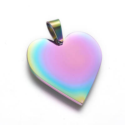 Ion Plating(IP) 304 Stainless Steel Stamping Blank Tag Pendants