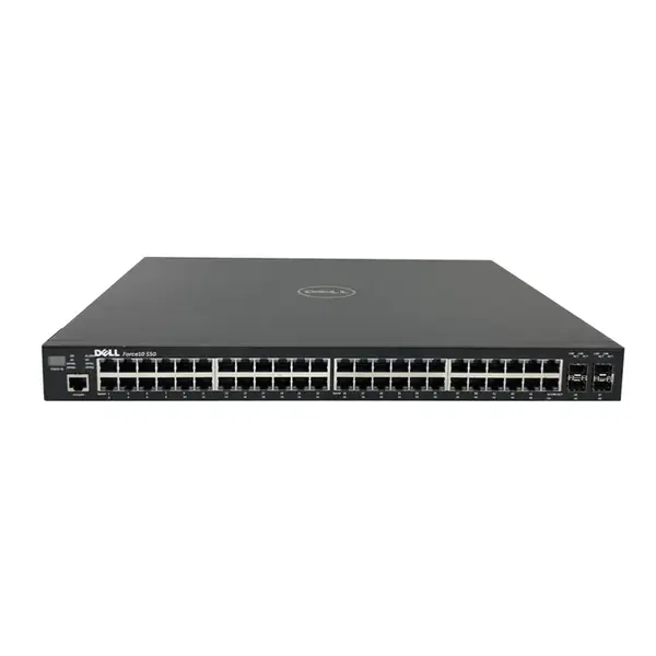 00WY5N Dell Force10 S-Series S50 48 x Ports PoE 10/100/1000Base-T + 4 x SFP Ports Layer 3 Managed 1U Rack mountable Gigabit E...