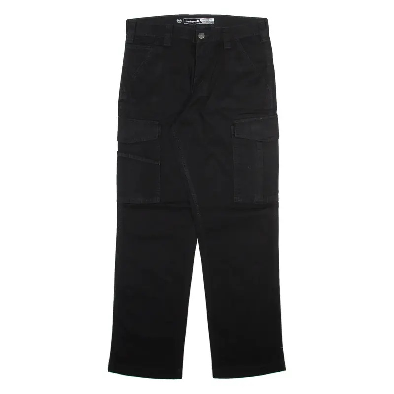 CARHARTT Cargo Mens Trousers Black Relaxed Straight W31 L30