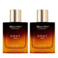 BellaVita Luxury's G.O.A.T. Man x 2  | Eau De Parfum (EDP) | Bergamot, Amber & Vetiver | Woody & Musky | Long Lasting | Cruel...