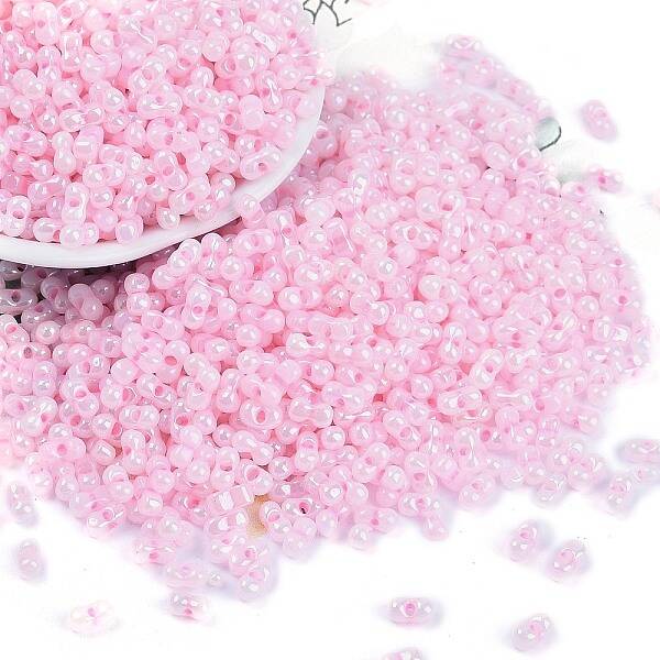 Opaque Colours Luster Glass Seed Beads