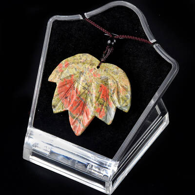 Natural Unakite Pendants Necklaces