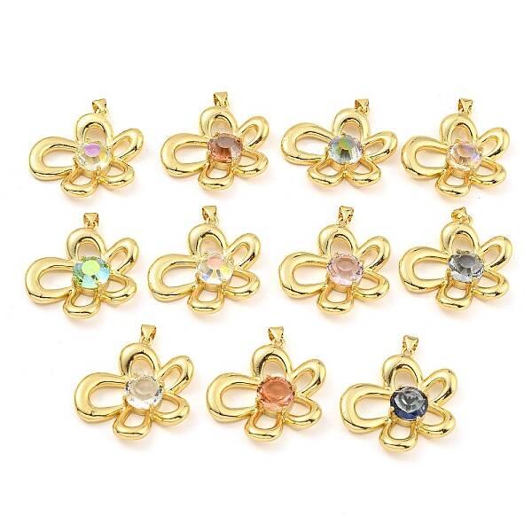 Rack Plating Brass Pendants