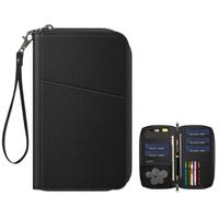 Passport Holder Wallet for Family Trip, RFID-Blocking Travel Document Organizer Clutch Bag Credit Cards Case Cover - Family T...