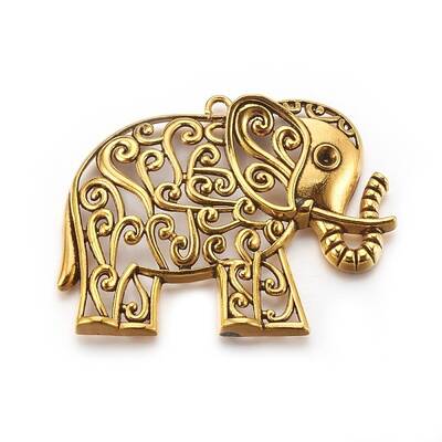 Tibetan Style Alloy Big Pendants