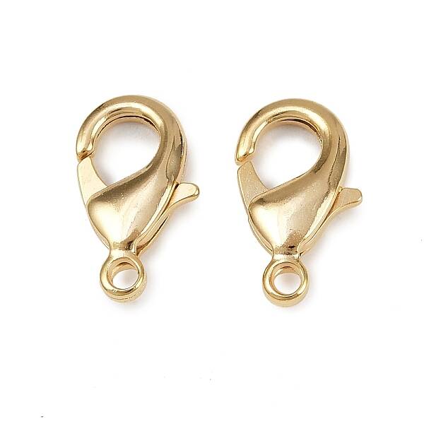 Brass Lobster Claw Clasps