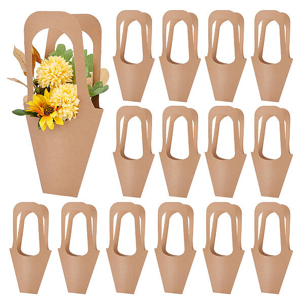 Portable Kraft Paper Gift Bags