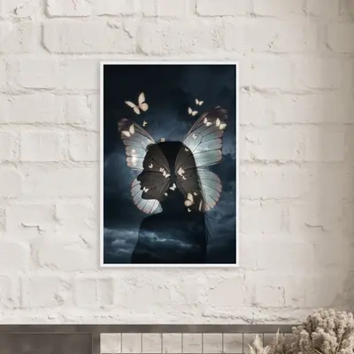 Metamorphosis - Butterfly Soul Framed Art Print