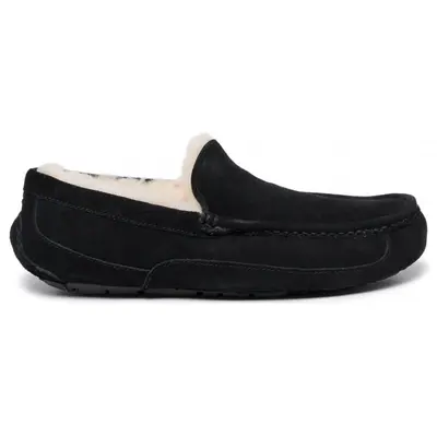 Ugg Ascot Suede Men's Slip On Shoes - Black - Size:US 9 Men