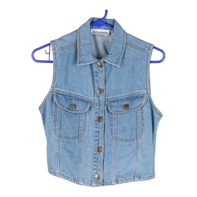 Tangibles Denim Gilet - XS Blue Cotton