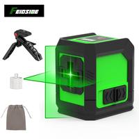Portable 2 Line Laser Level, Batteries Required Self Leveling Laser Level, Laser Level Tool with Portable Bag & Tripod, Prof...