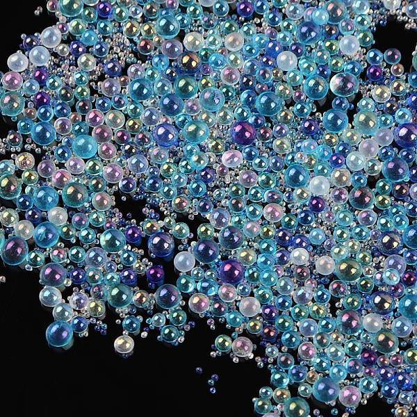 AB-Color Plated DIY 3D Nail Art Decoration Mini Glass Beads