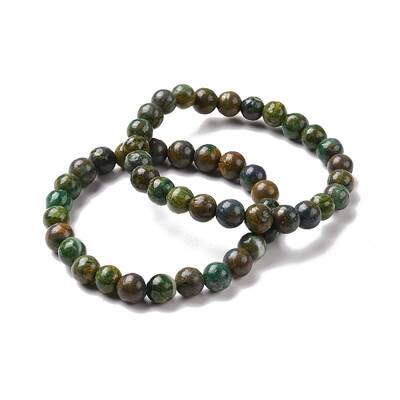 Natural Gemstone Stretch Beaded Bracelets