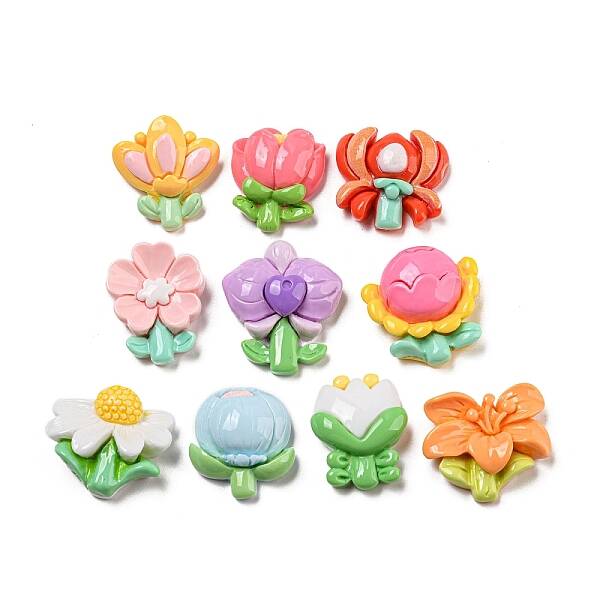 Opaque Resin Decoden Cabochons