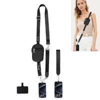 Adjustable Phone Lanyard Crossbody Strap with Wallet, Clip and Go Strap for Phone and Wallet, Compatible with All Phones, Per...