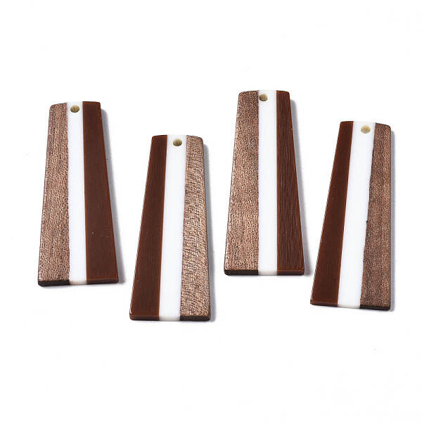 Resin & Walnut Wood Pendants