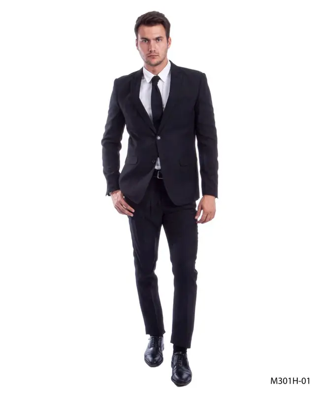 Tazio Men's 2 Piece Executive Suit  Bold Colors & Award-Winning Design