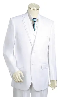 Canto Men's 2-Piece Microfiber Solid-Color Fashion Suit