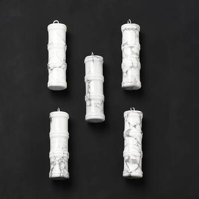 Natural Howlite Pendants